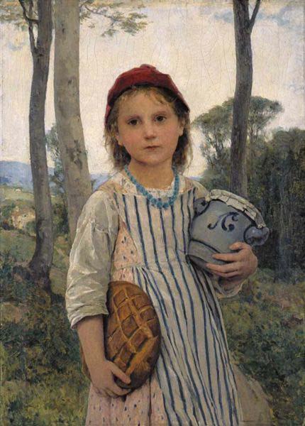 Albert Anker Little Red Riding Hood